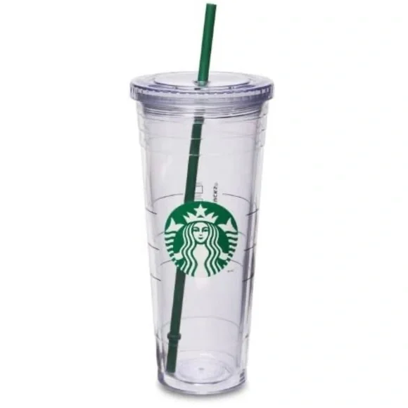 Starbucks Venti Clear Tumbler Brand New - Picture 2 of 4